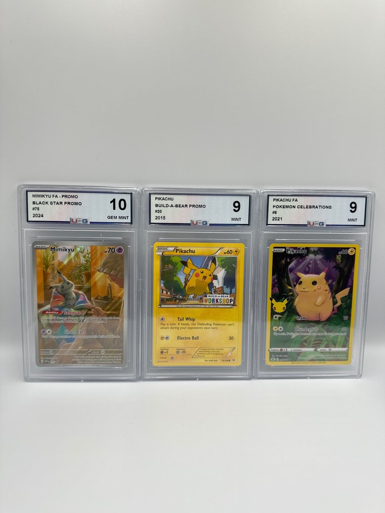 Build a bear pikachu card top