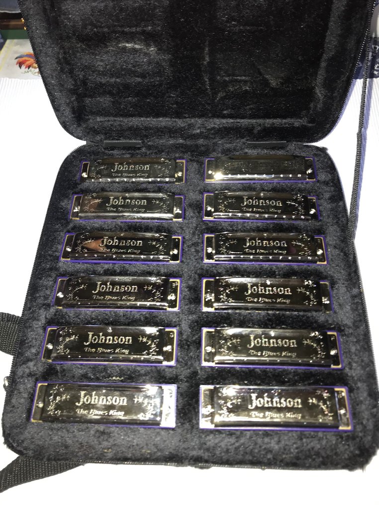 Johnson the blues king harmonica sale