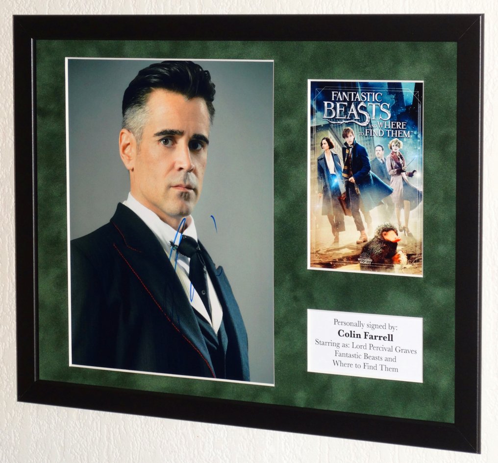 Fantasic Beasts Colin Farrell (Lord Percival Graves) Premium Framed