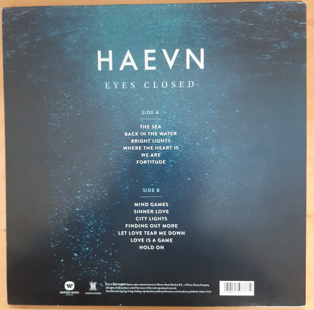 Haevn Eyes Closed LP 2018 Catawiki
