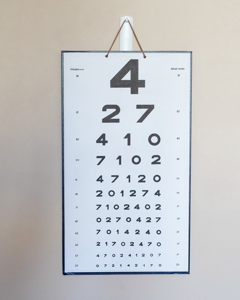 Medical equipment - Visual Acuity Chart, Snellen Board, Eye Test Board ...