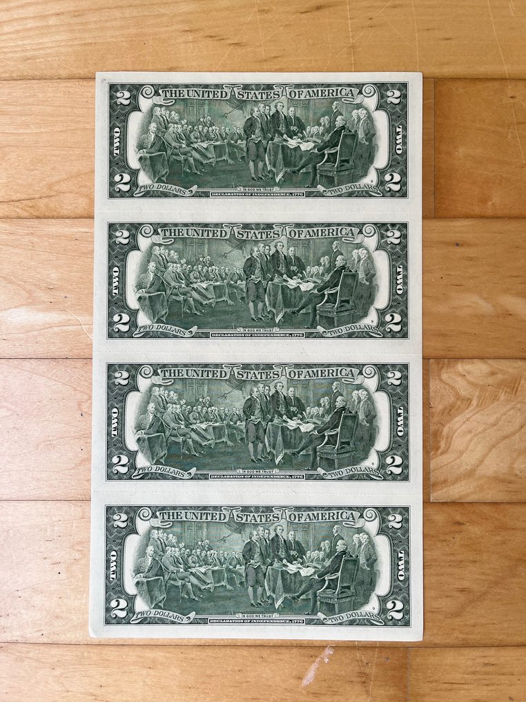 Steve Wozniak OWNED and SIGNED 2 Dollar Bill Sheet Original WOZ
