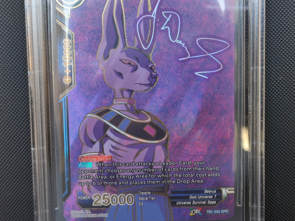 Dragon Ball Super card Game Graded card The Tournament of Power SPR