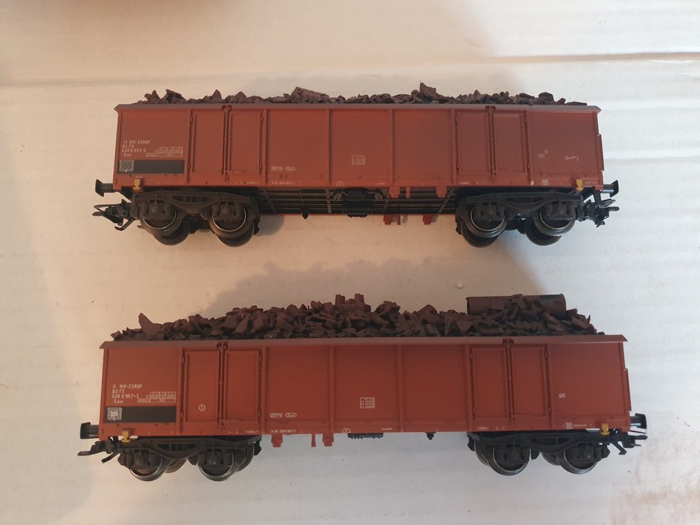 Märklin H0 - 47195 - Set di vagoni merci di modellini di treni (1) - 2 ...