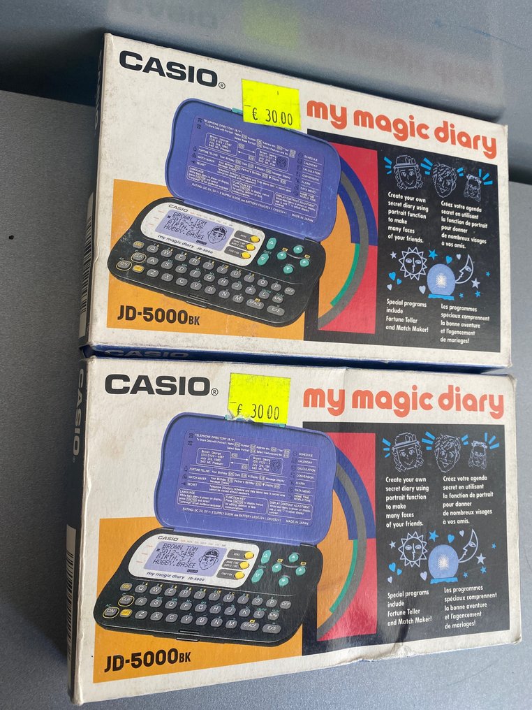 Casio My magic diary jd5000 bk Computer In original box Catawiki