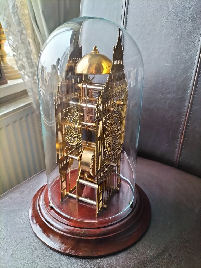 Table/desk clock Skeleton clock Thwaites & Reed Brass 19801990