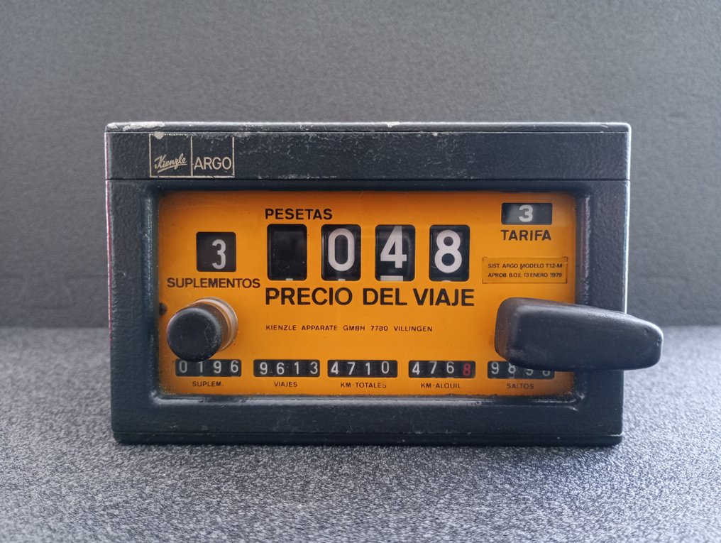 Tassametro 1979 Kienzle ARGO T12M • Kienzle Apparate GmbH Villingen