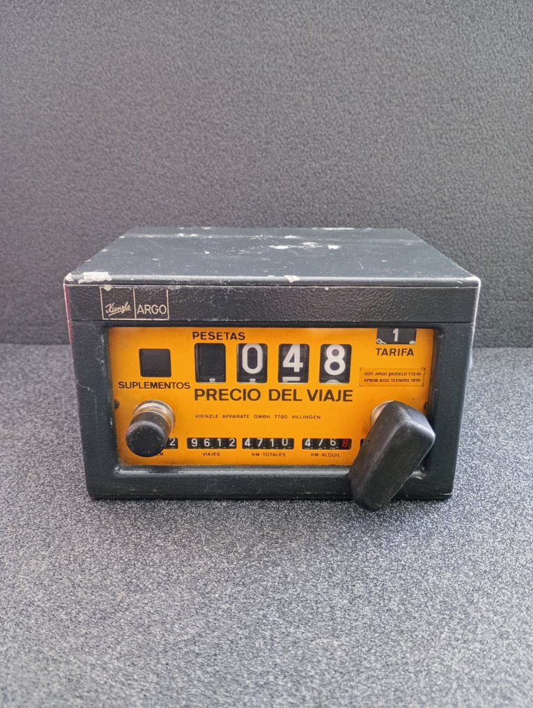 Tassametro 1979 Kienzle ARGO T12M • Kienzle Apparate GmbH Villingen