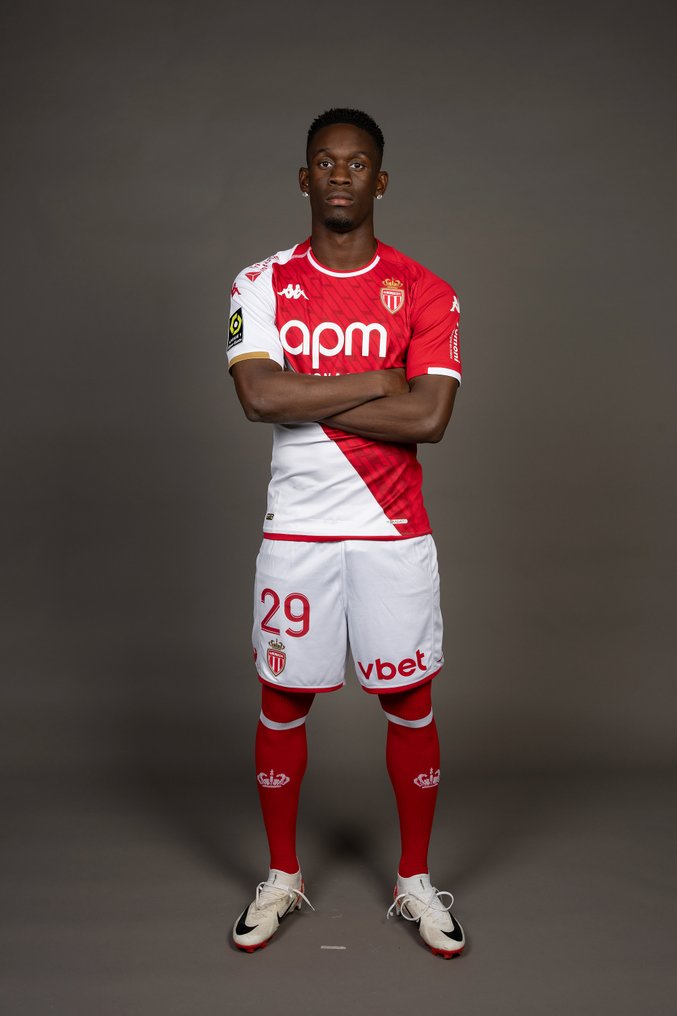AS Monaco vs Paris Saint-Germain - Folarin Balogun - Jersey worn and