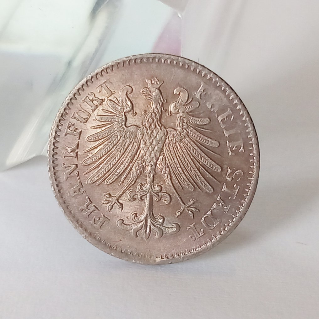 Germany, Frankfurt. 3 Kreutzer 1851, Erhaltung - Catawiki