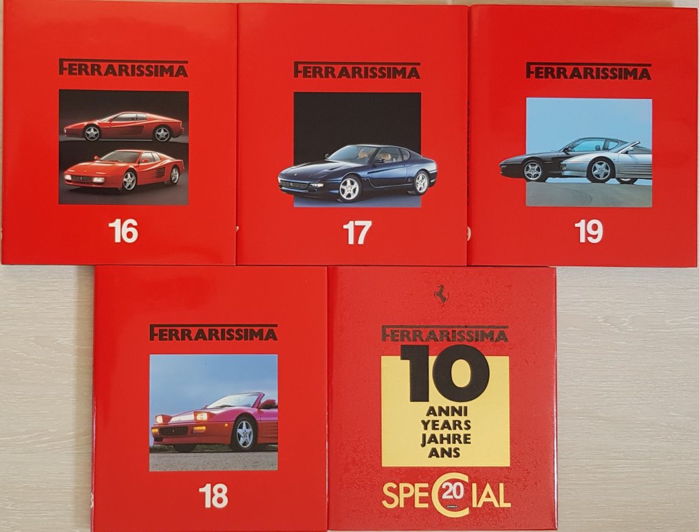 Automobilia Ferrarissima N° 1617181920 1992 Catawiki
